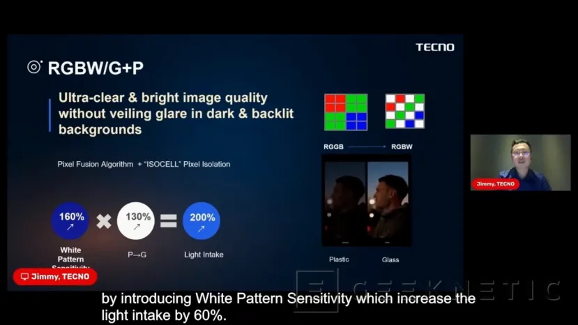 Geeknetic Samsung desarrolla junto con TECNO Mobile un nuevo sensor ISOCELL con patron de colores RGBW y 64 MP 2