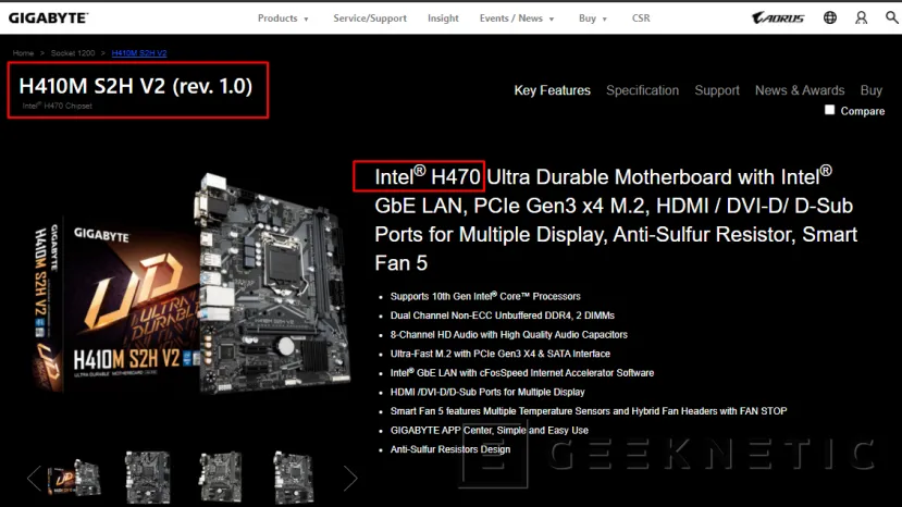 Geeknetic Gigabyte venderá placas H410 con chipset H470 para soportar Rocket Lake-S 3