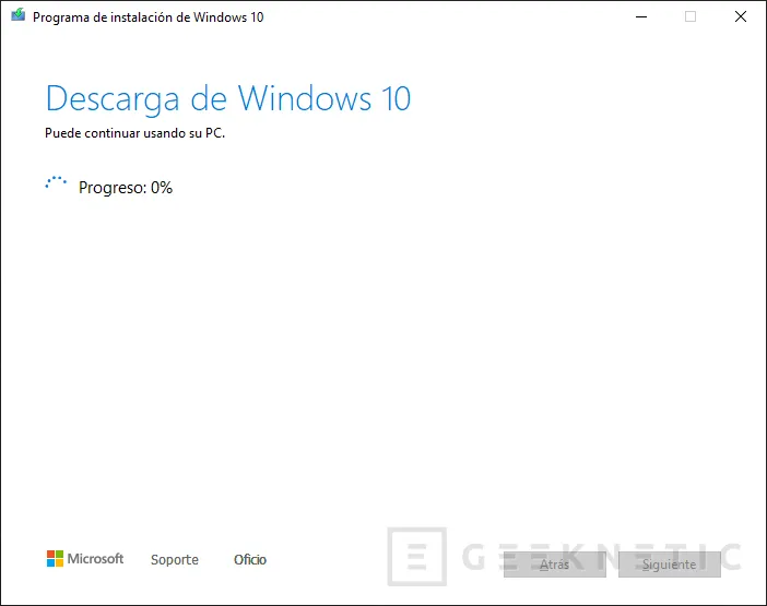 Geeknetic Cómo utilizar Media Creation Tool para Windows 10 5