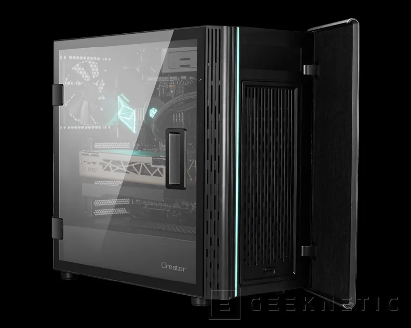 Geeknetic MSI anuncia la semitorre Creator 400M con paneles de absorción de ruido y un grueso cristal templado 1