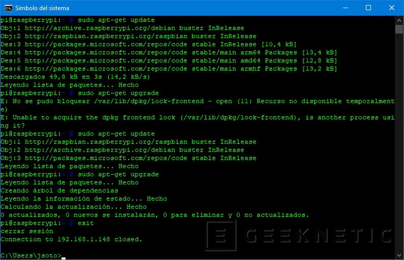 Geeknetic Cómo usar SSH en Windows 10 8