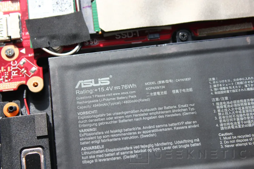 Geeknetic ASUS TUF DASH F15 Review con Core i7-11370H y RTX 3060 25