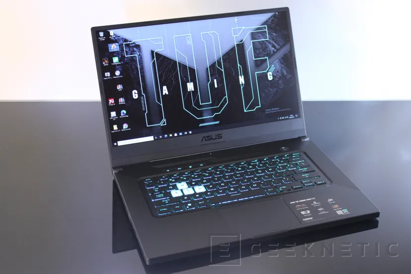 Geeknetic ASUS TUF DASH F15 Review con Core i7-11370H y RTX 3060 6