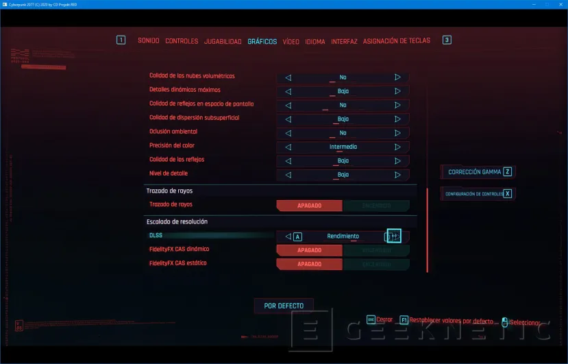 Geeknetic Cómo elegir la mejor configuración RTX y DLSS en Cyberpunk 2077 7