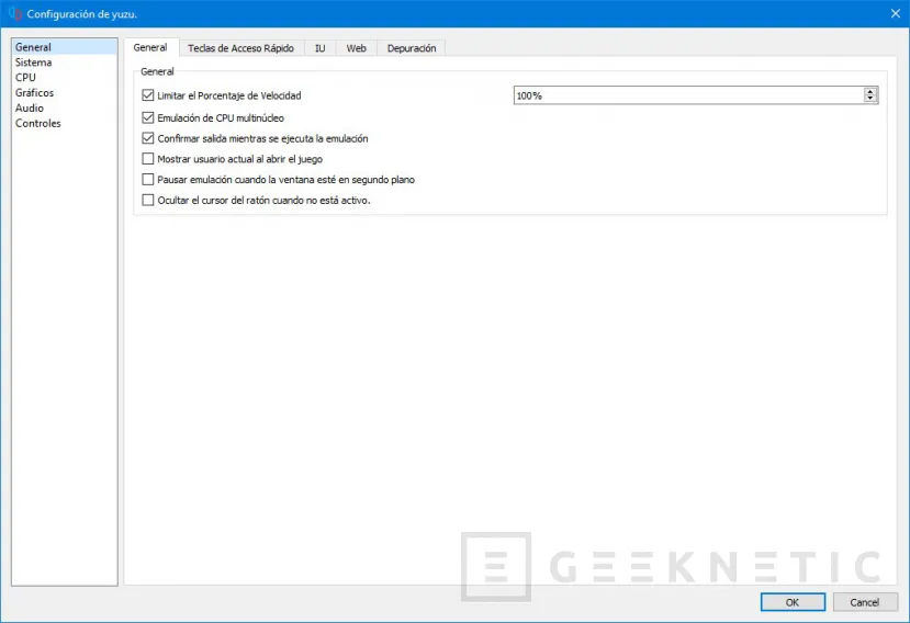 Geeknetic Yuzu el emulador de Switch para PC, Guía Completa 20