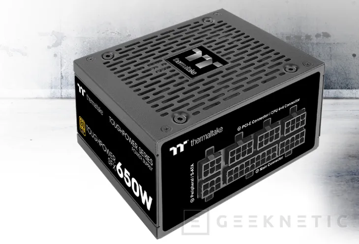 Geeknetic Thermaltake añade fuentes Toughpower SFX de 450, 550 y 650 W con cables modulares y certificación 80+ Gold 1