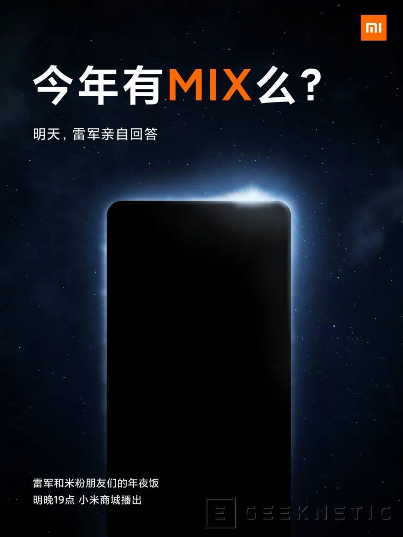 Geeknetic Xiaomi revivirá la gama Mi Mix este mismo año 2