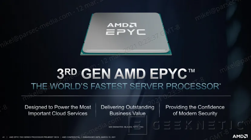 Geeknetic AMD EPYC 7003: ¿Cómo consigue duplicar el rendimiento de los Intel Xeon? 15