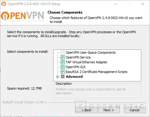Geeknetic Cómo usar y configurar OpenVPN 21