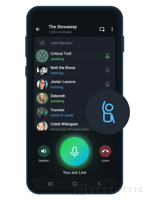 Geeknetic Telegram ahora dispone de chats de voz ilimitados en grupos y canales 2