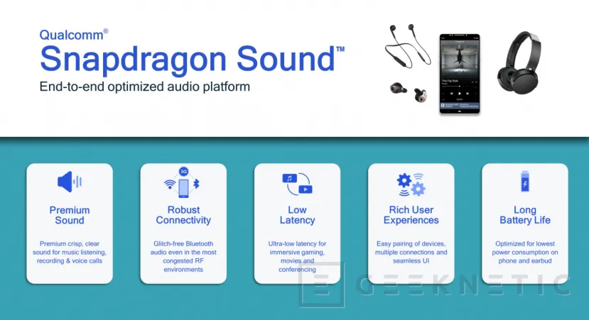 Geeknetic La nueva iniciativa Snapdragon Sound de Qualcomm englobará dispositivos con el códec aptX 1