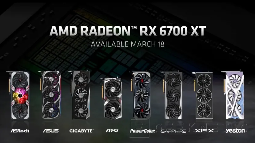 Geeknetic ASUS, MSI y Gigabyte anuncian sus RX 6700 XT personalizadas 1