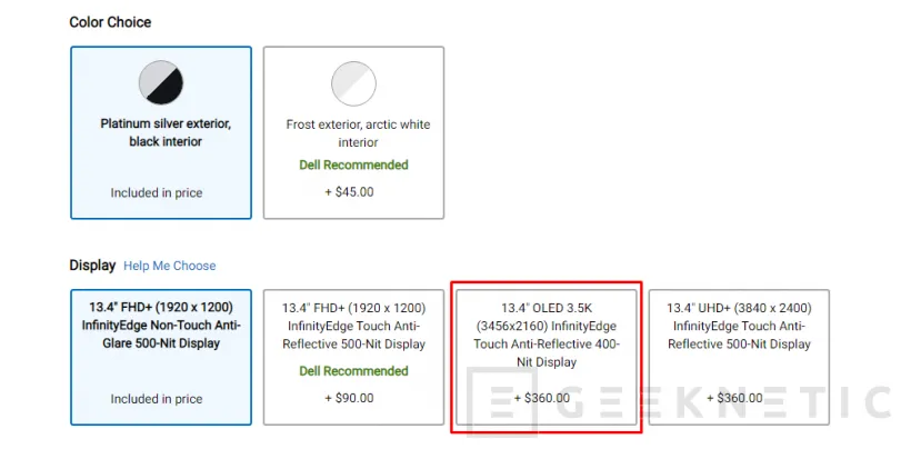 Geeknetic Nuevos Dell Inspiron con hasta AMD 5700U y Dell XPS 13 con pantalla táctil OLED 4