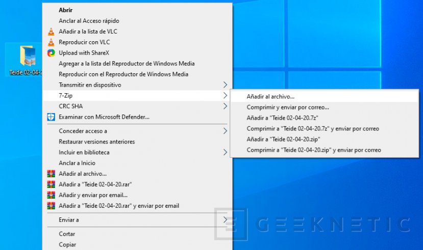 Cómo Dividir Un Archivo Grande En Varias Partes Con 7-Zip