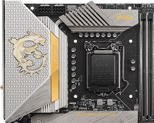 Geeknetic Vistas imágenes de la MSI MEG Z590 ACE Gold Edition luciendo color plata en lugar de negro 2