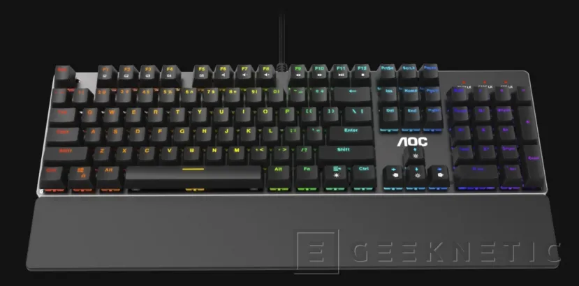 Geeknetic AOC lanza nuevos teclados mecánicos con interruptores Blue y ratones de hasta 16.000 DPI 3