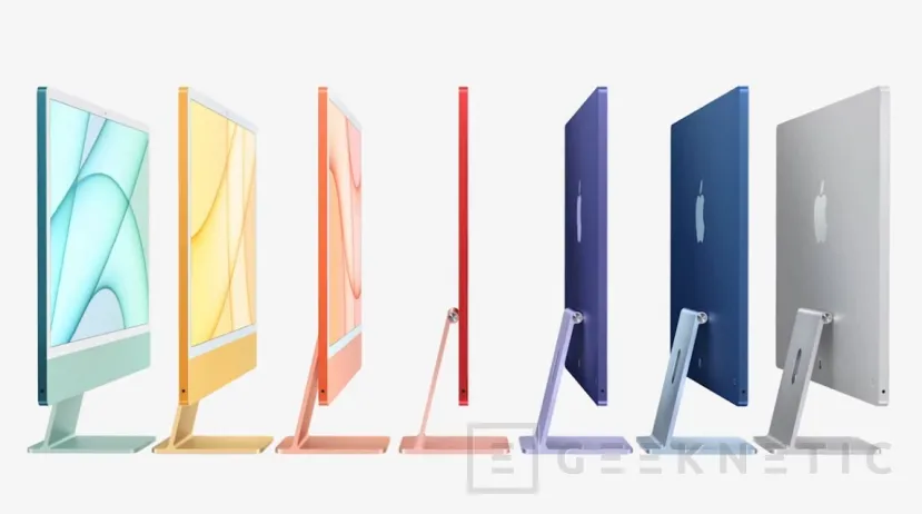 Geeknetic Apple lanza un nuevo iMac con procesador M1, nuevos colores y un nuevo diseño 1