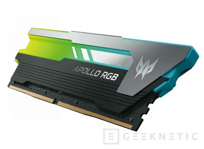 Geeknetic Nuevas Memorias Acer Predator Apollo con hasta 3600 MHz e iluminación RGB de 8 zonas 1