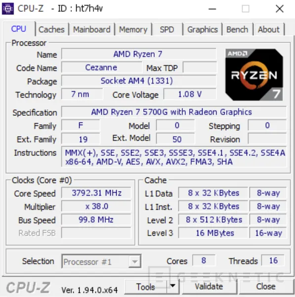 Geeknetic El chipset AMD X570S vuelve a aparecer en una placa de Gigabyte junto a un Ryzen 7 5700G 2