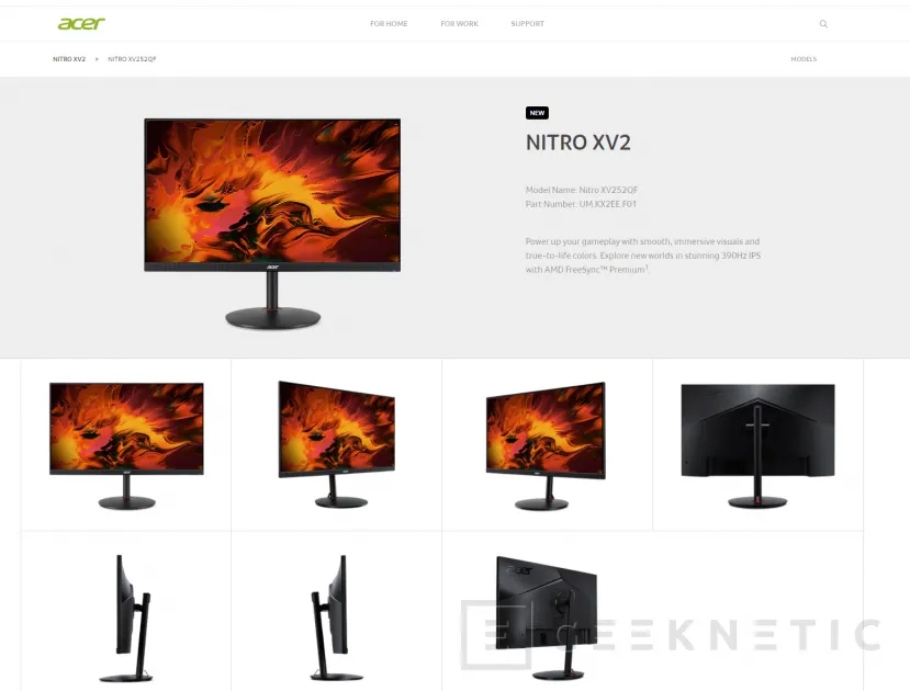Geeknetic El ACER NITRO XV252QF es el primer monitor del mundo con 390 Hz 2