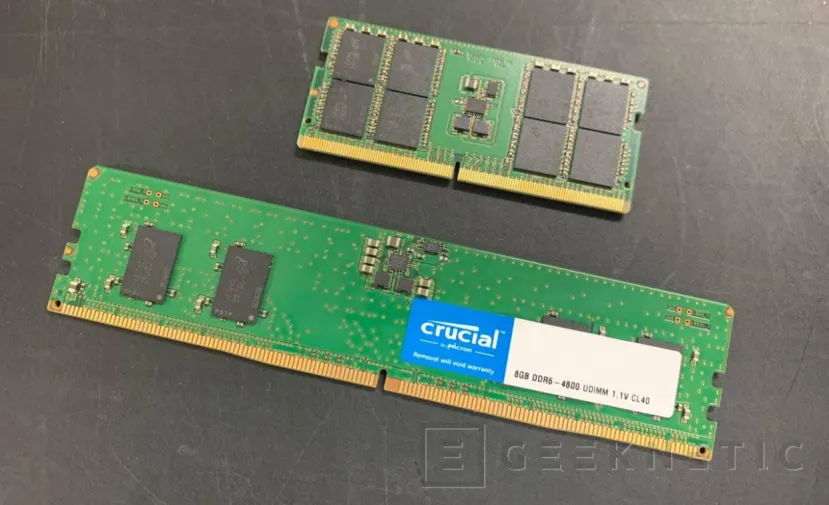 Geeknetic Crucial ya tiene listos sus primeros módulos DDR5 a 4800MHz CL40 1