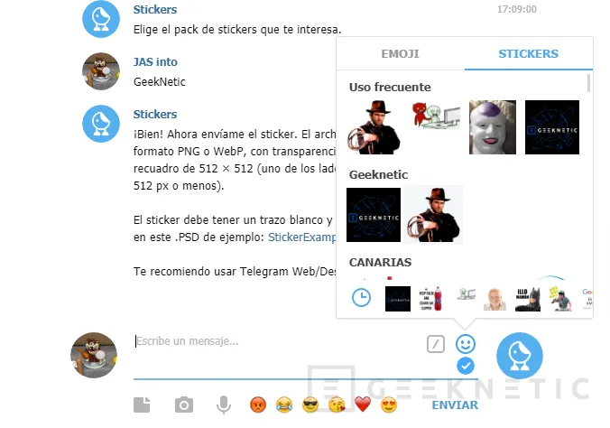 Geeknetic Telegram Web: Cómo crear tus propios Stickers 16