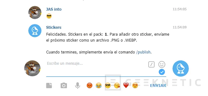 Geeknetic Telegram Web: Cómo crear tus propios Stickers 9