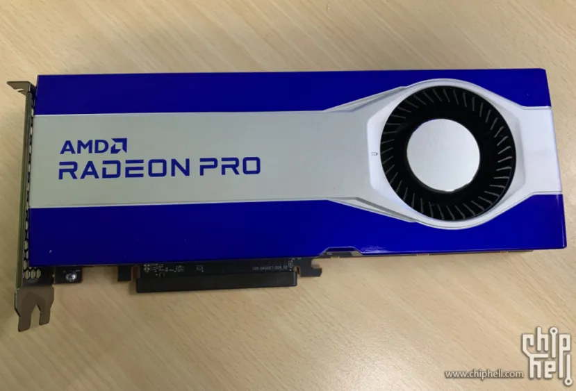 Geeknetic Se filtra una la AMD Radeon Pro con arquitectura RDNA 2 y 16 GB de memoria 1
