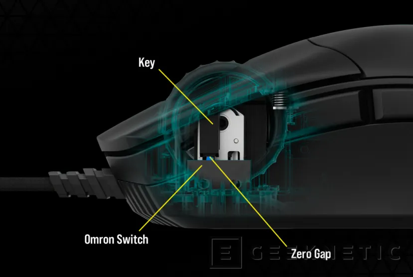 Geeknetic Corsair lanza el ratón Sabre Pro Champion Series con 18.000 DPI y polling rate de 8000 Hz 1