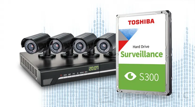 Geeknetic Toshiba mejora sus discos S300 para videograbadores con hasta 64 cámaras simultáneas y 256 MB de buffer 2