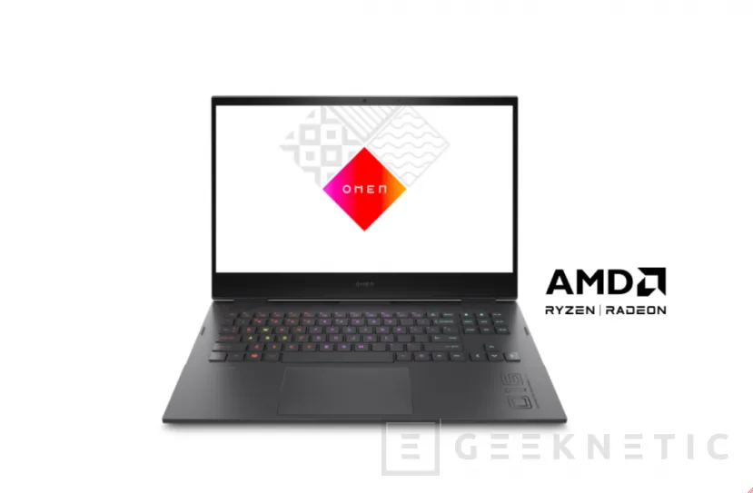 Geeknetic HP anuncia el nuevo Omen 16 con procesador AMD Ryzen 9 5900 HX y gráficos Radeon Mobile 1