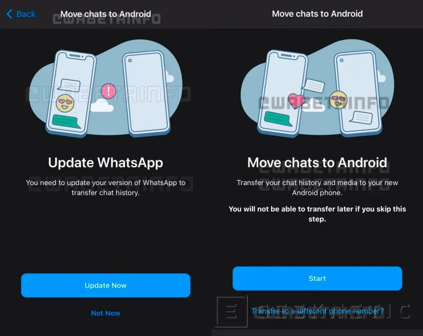 Geeknetic WhatsApp permitirá trasladar nuestros chats a otro número de teléfono 1