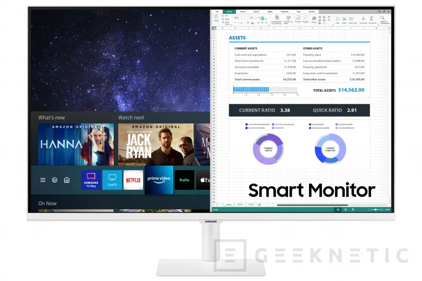 Geeknetic Los monitores Smart de Samsung incorporan apps de vídeo bajo demanda y Office 365 sin necesidad de un PC 1