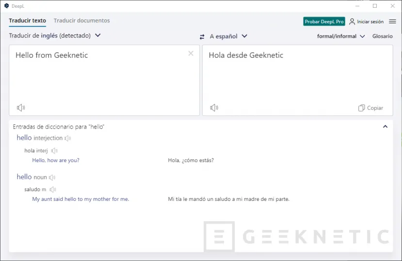 Geeknetic Cómo traducir textos gratis en Windows 10 con DeepL 8