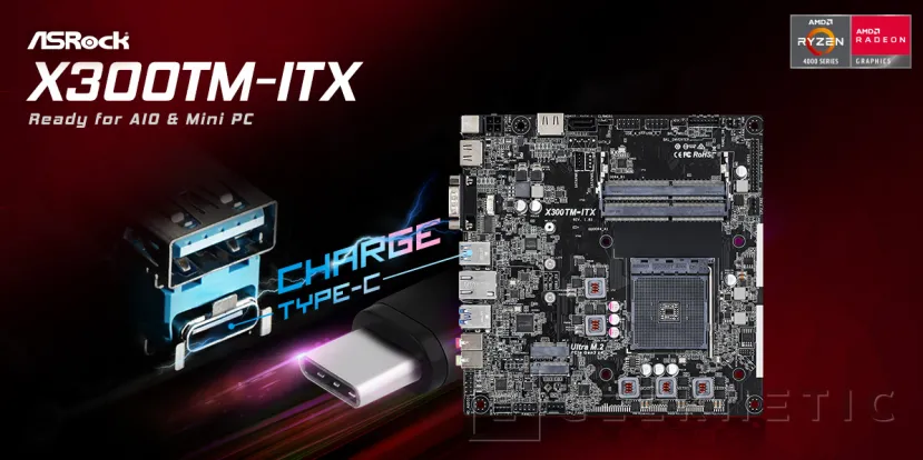 Geeknetic AsRock lanza una placa base Thin Mini ITX con conectividad USB-C para procesadores AMD Ryzen 1