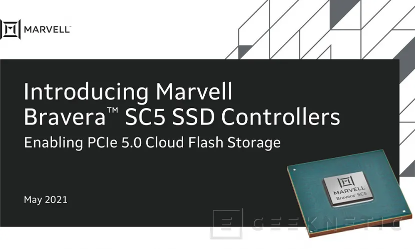 Geeknetic Marvell lanza la primera controladora para unidades SSD PCI Express 5.0 1