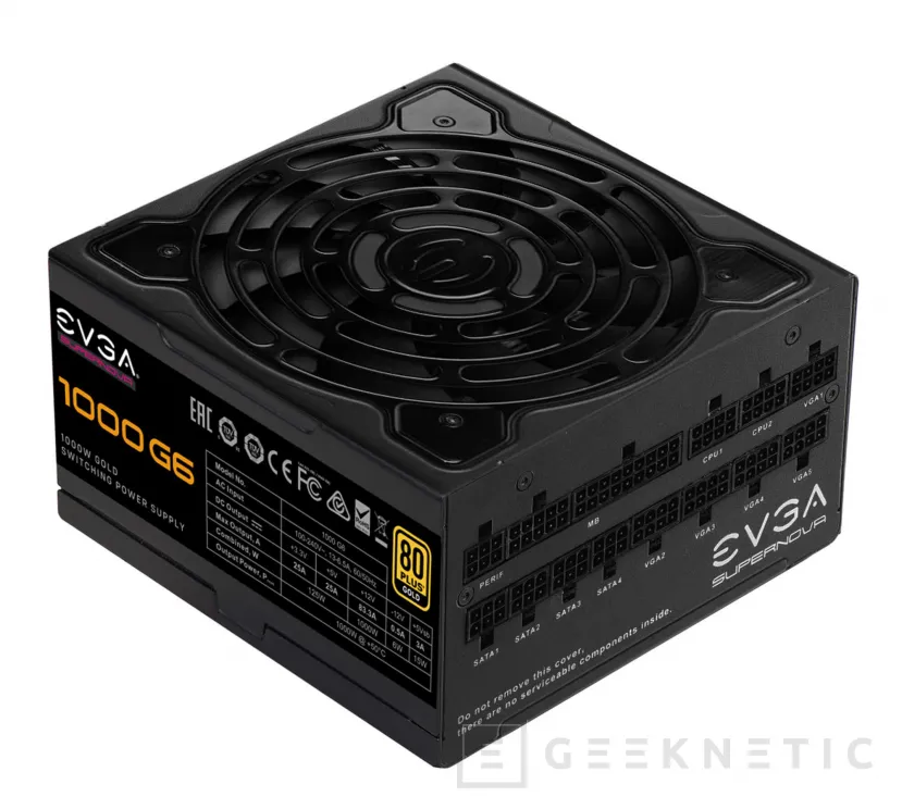 Geeknetic EVGA lanza la fuente de alimentación SuperNOVA G6 con un diseño compacto, completamente modular y hasta 1000 W 1