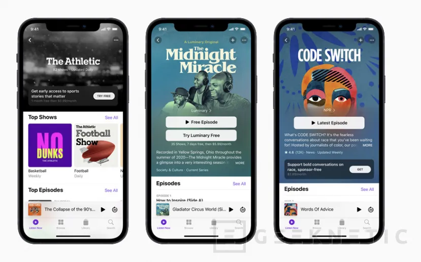 Geeknetic Apple retrasa su servicio de suscripciones para Podcasts a junio 1
