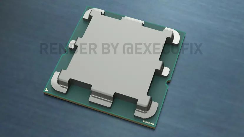 Geeknetic Aparecen imágenes de los procesadores AMD con Socket AM5 con un extraño IHS 2