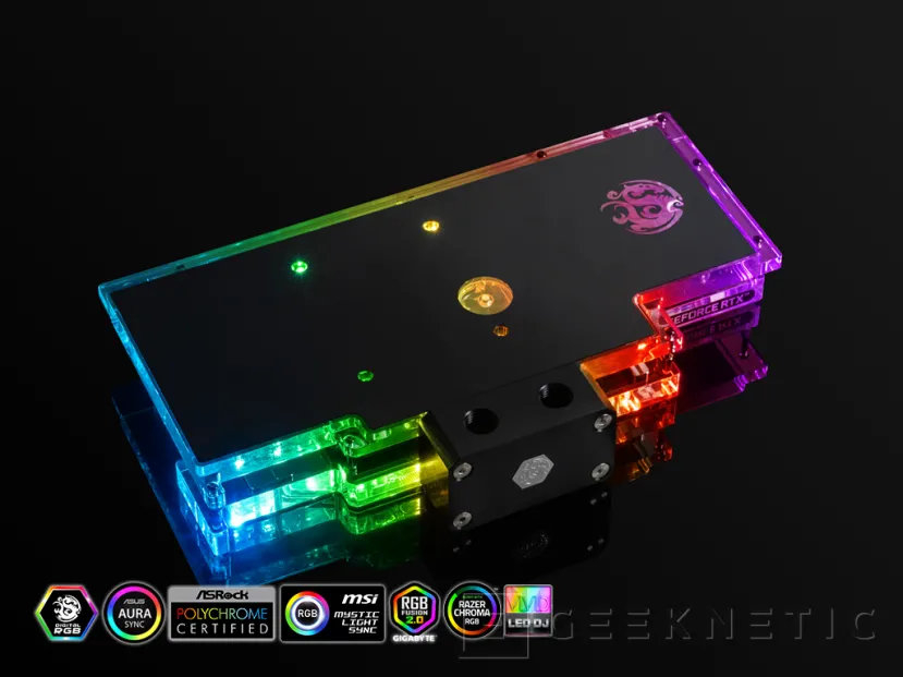 Geeknetic Bitspower X-TEND, un backplate con refrigeración líquida para la ASUS ROG Strix RTX 3090 1