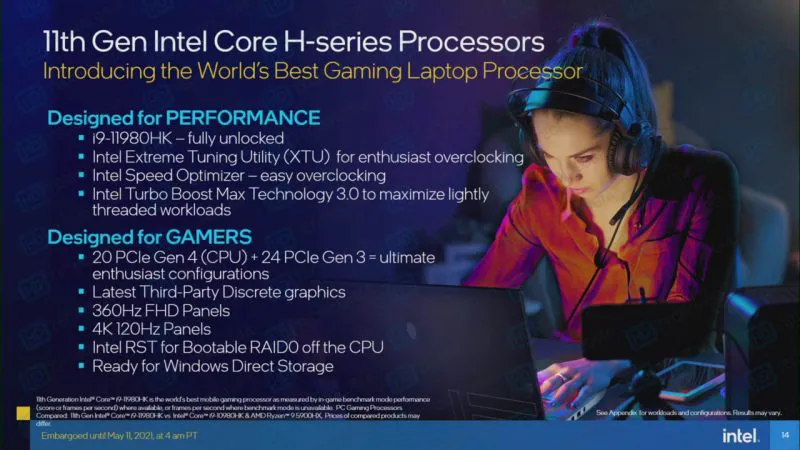 Geeknetic Filtrados los nuevos Intel Tiger Lake-H con hasta 5 GHz y soporte PCIe 4.0 de 20 carriles 2
