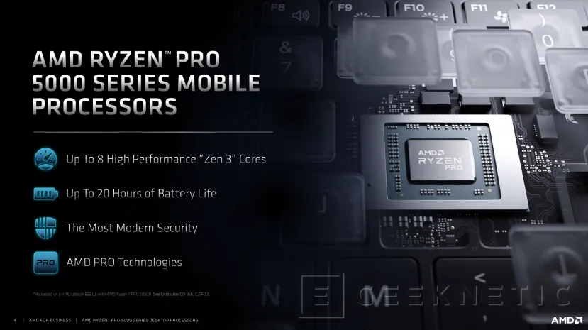 Geeknetic AMD lanza los nuevos Ryzen PRO 5000 Series con funciones de seguridad adicionales para entornos empresariales 2