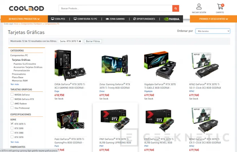 Geeknetic Las NVIDIA GeForce RTX 3070 Ti saldrán a la venta hoy a las 15:00 4