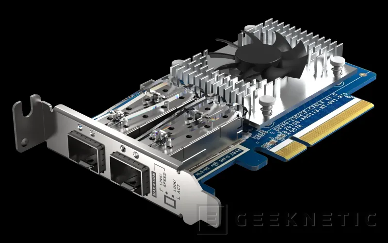 Geeknetic QNAP anuncia una tarjeta de red dual con 25 GbE cada conector y un total de hasta 50 Gbps 2