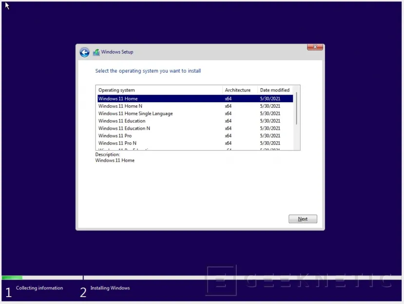 Geeknetic Filtrada la primera imagen ISO de Windows 11 2