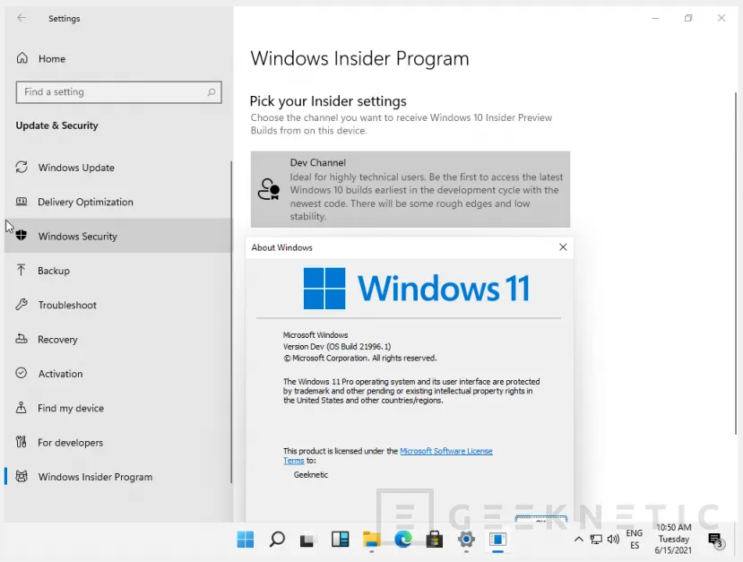 Geeknetic Filtrada la primera imagen ISO de Windows 11 17