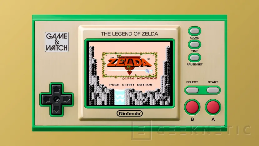 Geeknetic Nintendo presenta la Game &amp; Watch con motivos de Zelda que incluye 3 juegos de la saga 3