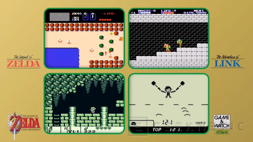 Geeknetic Nintendo presenta la Game &amp; Watch con motivos de Zelda que incluye 3 juegos de la saga 2