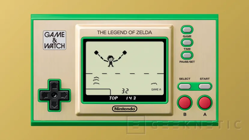 Geeknetic Nintendo presenta la Game &amp; Watch con motivos de Zelda que incluye 3 juegos de la saga 6