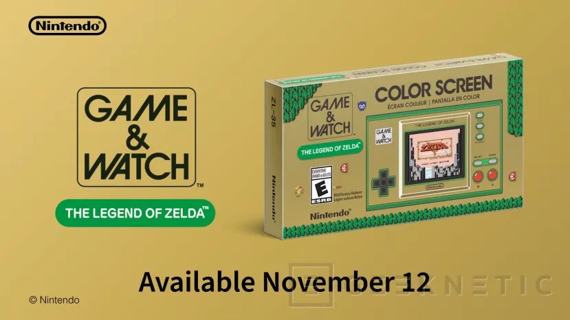 Geeknetic Nintendo presenta la Game &amp; Watch con motivos de Zelda que incluye 3 juegos de la saga 7
